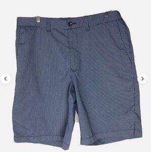 14th and Union Men’s Blue White Stripe Chino Shorts Size 36 W